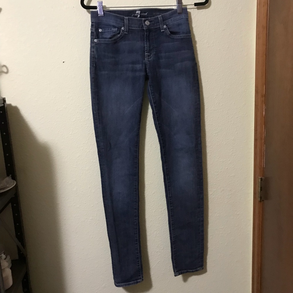 7 For All Mankind Roxanne Skinny Jeans Siz…